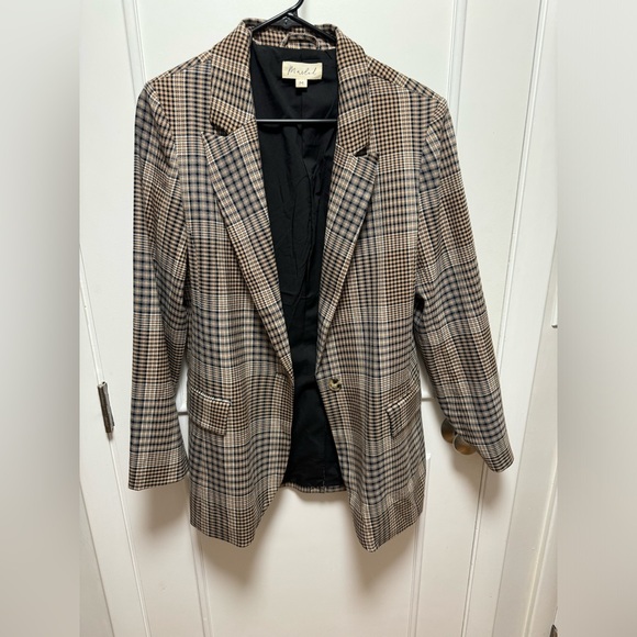 Marled size Medium houndstooth blazer - Picture 1 of 5